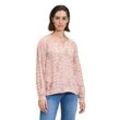 Schlupfbluse CARTOON "Cartoon Casual-Bluse mit Muster" Gr. 36, pink (cream, pink) Damen Blusen