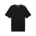 T-Shirt PUMA "Mercedes-AMG Motorsport Statement T-Shirt Herren" Gr. XS, schwarz, Herren, Obermaterial: 100% Baumwolle; Rippe: 75% Baumwolle, 25% Polyester, bedruckt, Shirts