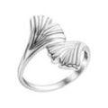 Fingerring VIVANCE "925-Sterling Silber rhodiniert" Gr. 52, weiß, neutral, Fingerringe, Damen, 052 (16,6), Silber 925 (Sterlingsilber)