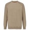 Rundhalspullover BABISTA "Pullover TESSALINI" Gr. L, beige, Herren, Obermaterial: 100% Baumwolle CO., unifarben, Pullover, in leichtem Feinstrick