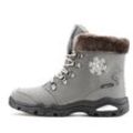 Winterstiefelette LASCANA Gr. 36, grau (anthrazit) Damen Schuhe Winterboots Schnürboots Stiefelette,Stiefel,Winterstiefel wind-& wasserabweisender Tex-Membran