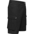 Shorts RAGWEAR "Merly", Herren, Gr. 30, Normalgrößen, schwarz, Material: 100% Baumwolle, sportlich, bequem knielang, Hosen, Kurze Herren Cargo-Hose mit großen Taschen