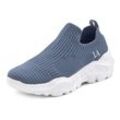 Sneaker LASCANA Gr. 36, blau Damen Schuhe Slip-On-Sneaker, Halbschuh, Slipper, Freizeitschuh VEGAN