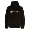 Kapuzensweatshirt CHAMPION "Hooded Top" Gr. S (44/46), schwarz (nbk, nbk), Herren, Obermaterial: 60% Polyester, 40% Baumwolle, Sweatshirts