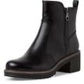 Stiefelette MARCO TOZZI "LUTTER" Gr. 37, schwarz Damen Schuhe Blockabsatz, Boots, Ankleboots in veganer Verarbeitung