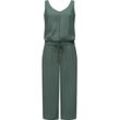 Jumpsuit RAGWEAR "Suky" Gr. L (40), Normalgrößen, grün (dunkelgrün) Damen Overalls schicker, langer Overall mit Tunnelzug