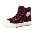 Sneaker CONVERSE "CHUCK TAYLOR ALL STAR EVA LIFT" Gr. 36, rot (bloodstone, egret, gum honey), Schuhe