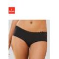 Panty NUANCE Gr. 32/34, schwarz (schwarz, toffee), Damen, Stoff, Obermaterial: 80% Baumwolle, 12% Elasthan, 8% Polyamid, Unterhosen, aus weicher Baumwolle