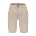 Bermudas LERROS "LERROS Herren Bermuda Shorts aus Leinenmischung" Gr. 34, Normalgrößen, beige (dune beige), Herren, 55% Leinen, 45% Baumwolle, Hosen