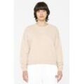 Sweater HARLEM SOUL Gr. L, beige (sand), Damen, Material: 100% Baumwolle, bedruckt, Sweatshirts, aus Bio-Baumwolle