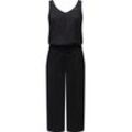 Jumpsuit RAGWEAR "Suky" Gr. XL (42), Normalgrößen, blau (dark) Damen Overalls schicker, langer Overall mit Tunnelzug