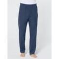 Jogginghose PLANTIER, Herren, Gr. 44/46, Normalgrößen, blau (dunkelblau), 50% Baumwolle, 50% Polyester, unifarben, Hosen