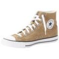 Sneaker CONVERSE "CHUCK TAYLOR ALL STAR WASHED CANVAS" Gr. 40, braun (trek tan) Schuhe