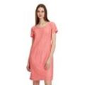 Spitzenkleid BETTY BARCLAY "Betty Barclay Spitzenkleid mit Rundhalsausschnitt" Gr. 36, Normalgrößen, pink (shell pink), Damen, Obermaterial: 70% Polyamid, 30% Baumwolle. Futter: 100% Polyester., Kleider, Muster