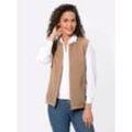 Strickweste CASUAL LOOKS Gr. 52, braun (camel) Damen Westen