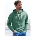 Hoodie H.I.S Gr. S (44/46), grün Herren Sweatshirts Langarm Sweater mit Kapuze, aus Baumwollmischung