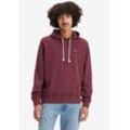 Kapuzensweatshirt LEVI'S "NEW ORIGINAL HOODIE", Herren, Gr. S, lila (fig lila), Sweatware, Obermaterial: 100% Baumwolle, casual, normal hüftbedeckend, Rundhals, Sweatshirts, mit kleinem Batwing-Logo