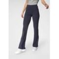 Jazzpants KANGAROOS, Damen, Gr. 32 (XS), N-Gr, blau (marine), Jersey, Obermaterial: 95% Baumwolle, 5% Elasthan, unifarben, casual, bequem lang, Hosen, mit hohem Stretch-Anteil sitzt wie eine zweite Haut