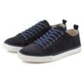 Sneaker AUTHENTIC LE JOGGER, Herren, Gr. 40, blau (marine), Obermaterial: 100% Rindsleder. Futter: 90% Textilmaterial, 10% Schafsleder. Decksohle: 100% Textilmaterial. Laufsohle: 100% Synthetik, unifarben, sportlich, Schuhe, aus Leder, Schnürhalbschuhe, Freizeitschuhe, ultraleicht