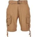 Cargoshorts BRANDIT "Brandit Herren Savage Vintage Cargo Shorts" Gr. 4XL, US-Größen, beige Herren Hosen