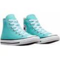 Sneaker CONVERSE "CHUCK TAYLOR ALL STAR" Gr. 36, blau (double cyan), Textil, Schuhe