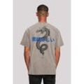 T-Shirt F4NT4STIC "Drache" Gr. 4XL, grau (asphalt), Herren, Obermaterial: 100% Baumwolle, Shirts, Print