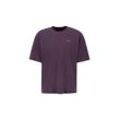 T-Shirt ALPHA INDUSTRIES "Alpha Industries Men - T-Shirts 3D Small Logo T", Herren, Gr. L, lila (plum), Obermaterial: 100% Baumwolle, Kurzarm, Shirts