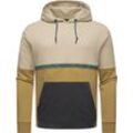 Hoodie RAGWEAR "Blocky Hoody", Herren, Gr. M (50), beige (sand), Sweatware, Obermaterial: 70% Baumwolle, 30% Polyester, Basic, lässig geschnitten hüftbedeckend, hoch geschlossener Ausschnitt, Langarm Ärmel ohne Ärmelschlitz Bündchen, Sweatshirts, Sportlicher Herren Kapuzenpullover mit Blockstreifen