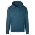 Hoodie BENCH. LOUNGEWEAR Gr. 44/46 (S), blau (petrol, meliert) Herren Sweatshirts Langarm, Sweatshirt mit Rundhals und Kapuze, Baumwollmischung Bestseller