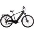 E-Bike SAXONETTE "Premium Sport (Diamant)" Gr. 48, schwarz, E-Bikes, 48cm, 28 Zoll (71,12cm), Pedelec, Elektrofahrrad für Herren