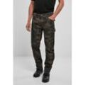 Cargohose BRANDIT "Brandit Herren Adven Slim Fit Cargo Pants" Gr. XXL, US-Größen, grün (darkcamo) Herren Hosen