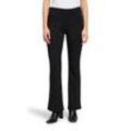 Schlupfhose BETTY BARCLAY "Betty Barclay Schlupfhose mit Biesen", Damen, Gr. 42, Normalgrößen, schwarz, Jersey, Obermaterial: 80% Viskose, 15% Polyester, 5% Elasthan., modisch, skinny fit lang, Hosen, Form