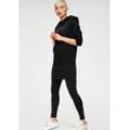 Jogginganzug OCEAN SPORTSWEAR "Essentials Joggingsuit" Gr. 34, schwarz (schwarz, schwarz), Damen, angeraute Sweatware, Single Jersey, Obermaterial: 65% Baumwolle, 35% Polyester. Unterteil: 95% Baumwolle, 5% Elasthan, Sportanzüge