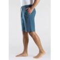 Sweatshorts BENCH. LOUNGEWEAR Gr. 48/50 (M), N-Gr, blau (petrol, meliert) Herren Hosen mit seitlichen Taschen