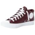 Sneaker CONVERSE "CHUCK TAYLOR ALL STAR MALDEN STREET FAUX LEATHER" Gr. 40, rot (bloodstone/white/white) Schuhe