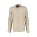 Langarmhemd LERROS "LERROS Lässiges Herren Leinenhemd, Langarm", Herren, Gr. XXL, Normalgrößen, beige (light dune beige), 100% Leinen, Langarm, Hemden