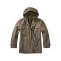 Parka BRANDIT "Brandit Herren Kids BW Parka", Jungen, Gr. 122/128, grün (olive), 100% Baumwolle, unifarben, casual, normal, ohne Ausschnitt, Langarm, Jacken