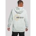 Kapuzenpullover F4NT4STIC "SUNNY x F4NT4STIC" Gr. XL, grau (erdgrau), Herren, Obermaterial: 65% Baumwolle, 35% Polyester, Pullover, Print