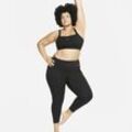 Nike Zenvy 7/8-Leggings mit sanftem Halt und hohem Bund für Damen - Schwarz