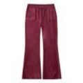 Sweathose JUICY COUTURE "CAISA PANT Damen" Gr. L, EURO-Größen, rot (tawny port), Damen, 46% BAUMWOLLE 32% VISKOSE 22% POLYESTER, Hosen, Trainingshose Damen, Sweathose, Velour, Jogginghose mit Glitzer, Sale