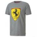 2020, Grau, Puma Ferrari Race Big Shield+ T-Shirt S