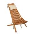 Gartensessel Relaxsessel Garten Sessel Stuhl Terrasse Kiefer Holz Gartenstuhl