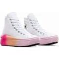 Sneaker CONVERSE "CHUCK TAYLOR ALL STAR MOVE PLATFORM", Gr. 38,5, weiß, Textil, sportlich, Schuhe