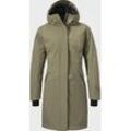 Parka SCHÖFFEL "Urban Ins Coat Style Gregale WMS", Damen, Gr. 42, braun (4725, braun), Oberstoff : 100% Polyester (Membran: Polyurethan) Futter : 100% Polyester Wattierung : 100% Polyester, modisch, regular fit, hoch geschlossener Ausschnitt, Langarm, Jacken, Topseller