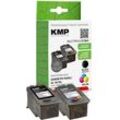 KMP C136V schwarz, color Druckerpatronen kompatibel zu Canon PG560XL/CL561XL, 2er-Set