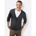 Cardigan MARCO DONATI Gr. 46, grau (anthrazit, meliert) Herren Strickjacken