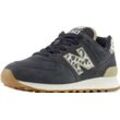 Sneaker NEW BALANCE "WL574" Gr. 36,5, schwarz-weiß (anthrazit) Schuhe Modernsneaker Sneaker low