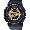 Chronograph CASIO BABY-G, schwarz, Armbanduhren, Damen, Quarzuhr, Armbanduhr, Damenuhr, Stoppfunktion, digital, Timer