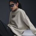 Nike Sportswear extragroßes Fleece-Sweatshirt mit Rundhalsausschnitt für Damen - Grau