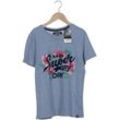 Superdry Damen T-Shirt, blau, Gr. 42